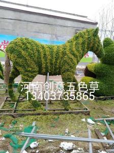 五色草绿雕